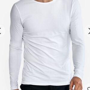 Bread & Boxers Long Sleeve Crew-Neck White M NWT IN PACKAGING‎